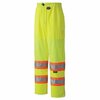 Pioneer Hi-Vis, Lightweight Traffic Safety Work Pants, Yellow/Green, 3XL V1070360U-3XL